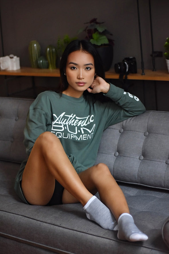 Long Sleeve Authentic B.U.M. - Forest Green